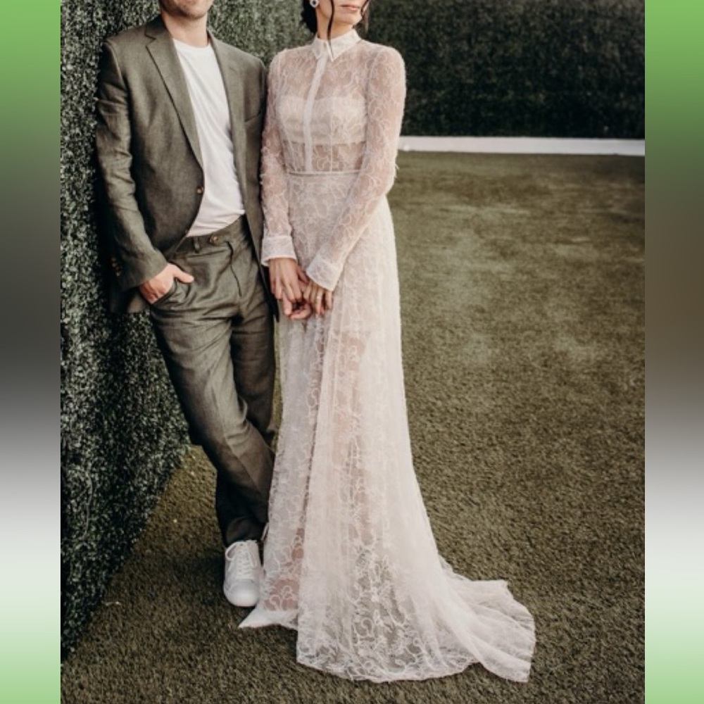 Berta Bridal Custom Lace Gown
